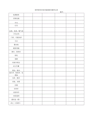 接管验收设备设施遗留问题登记表.docx