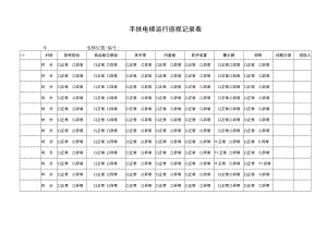 手扶电梯运行巡视记录表.docx