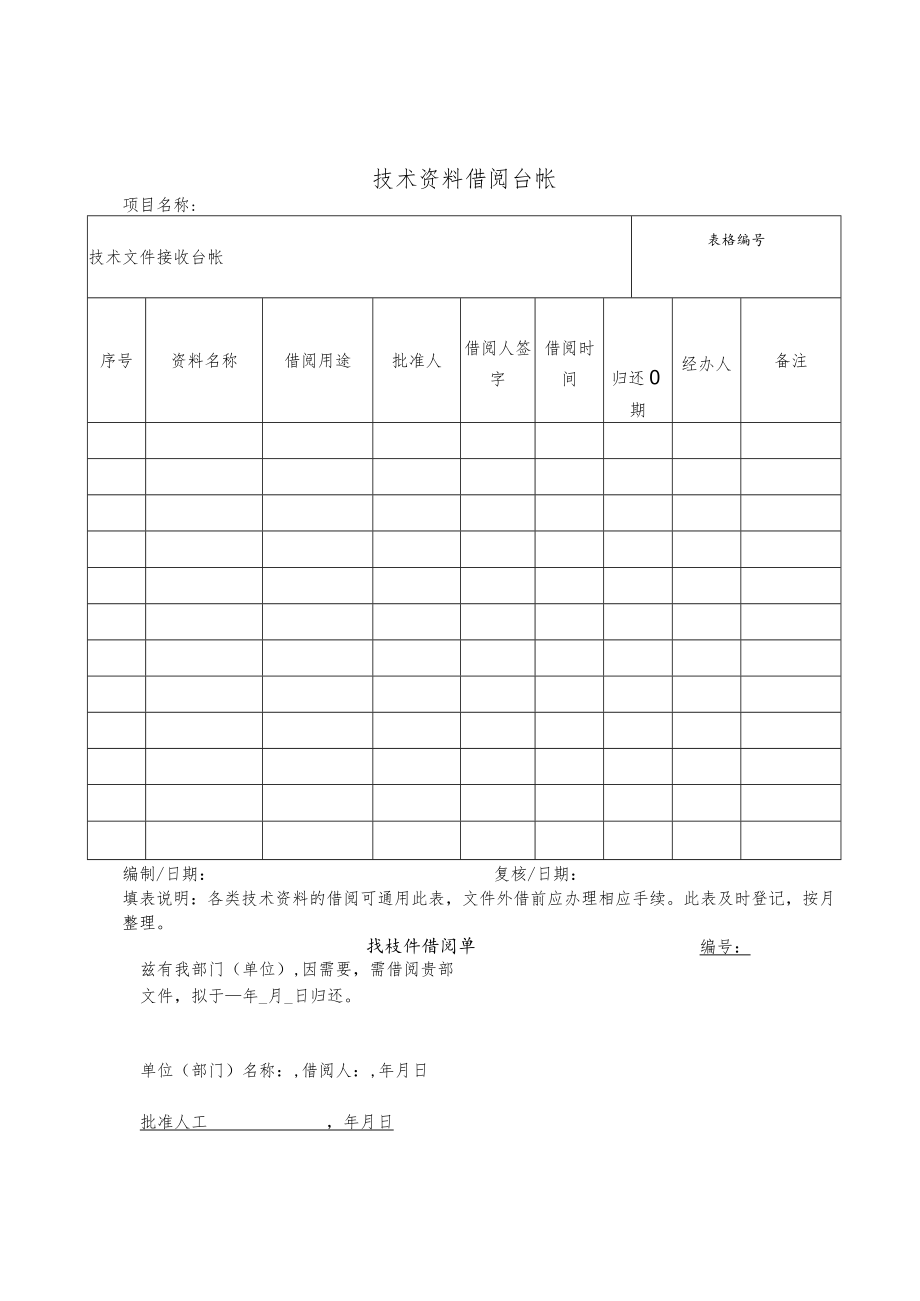 技术资料借阅台帐.docx_第1页