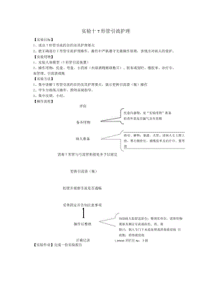 安医大外科护理学实验指导10 T形管引流护理.docx