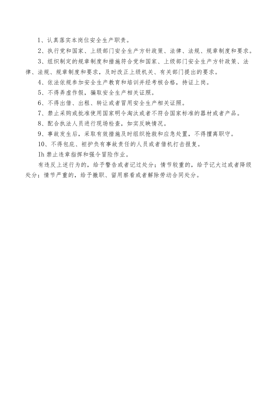 安全环保科科长安全生产职责.docx_第2页