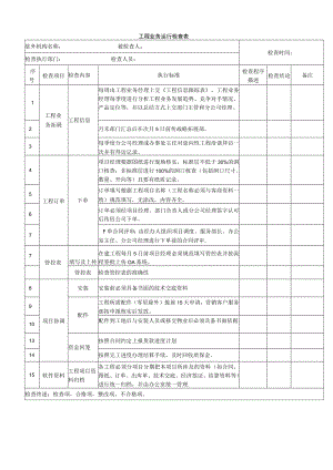 工程业务运行检查表.docx