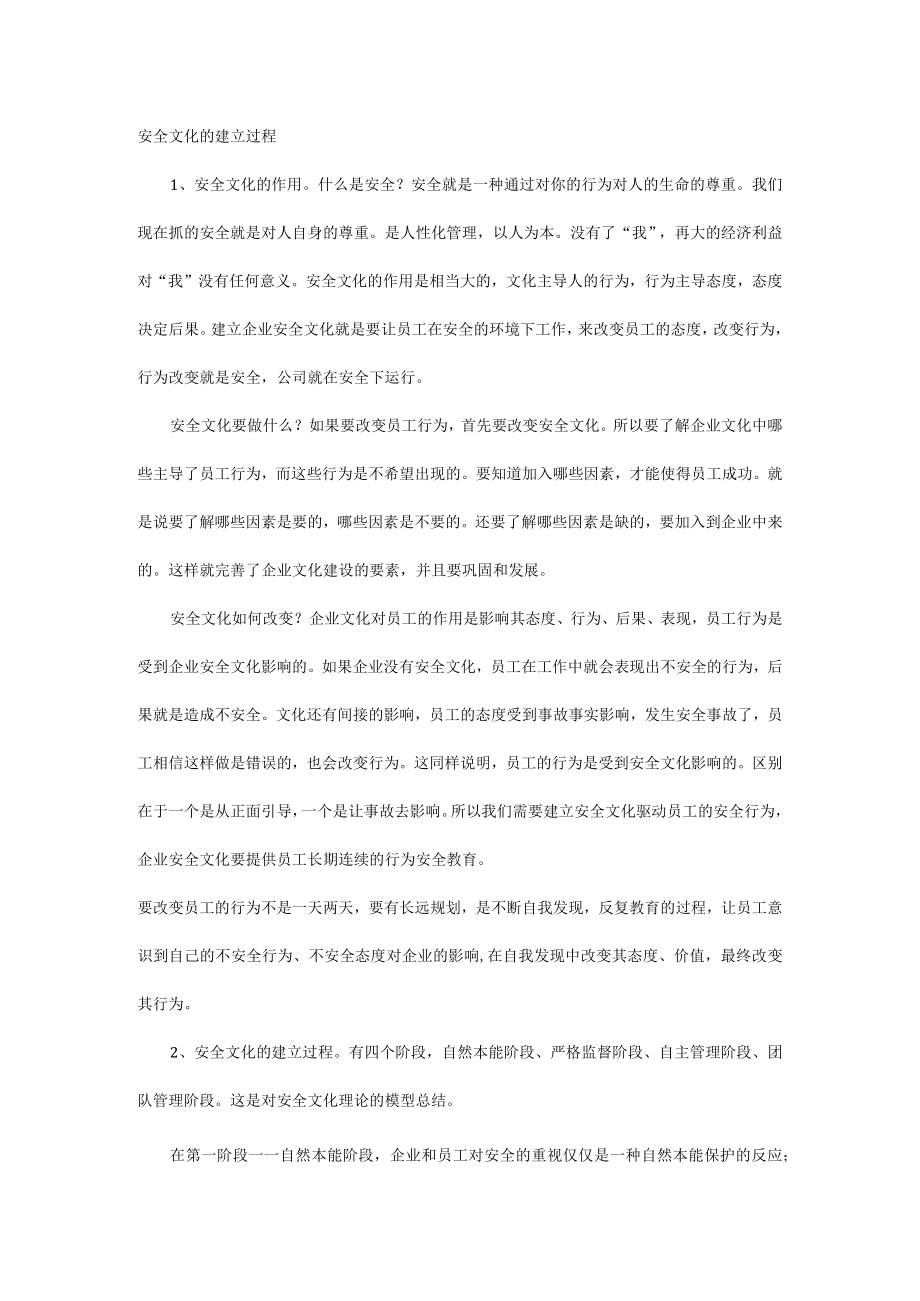 安全文化的建立过程.docx_第1页