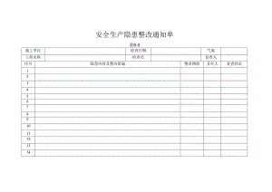 安全生产隐患整改通知单.docx