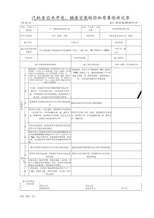 开关、插座安装 检验批质量验收记录.docx