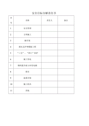 安全目标分解责任书.docx