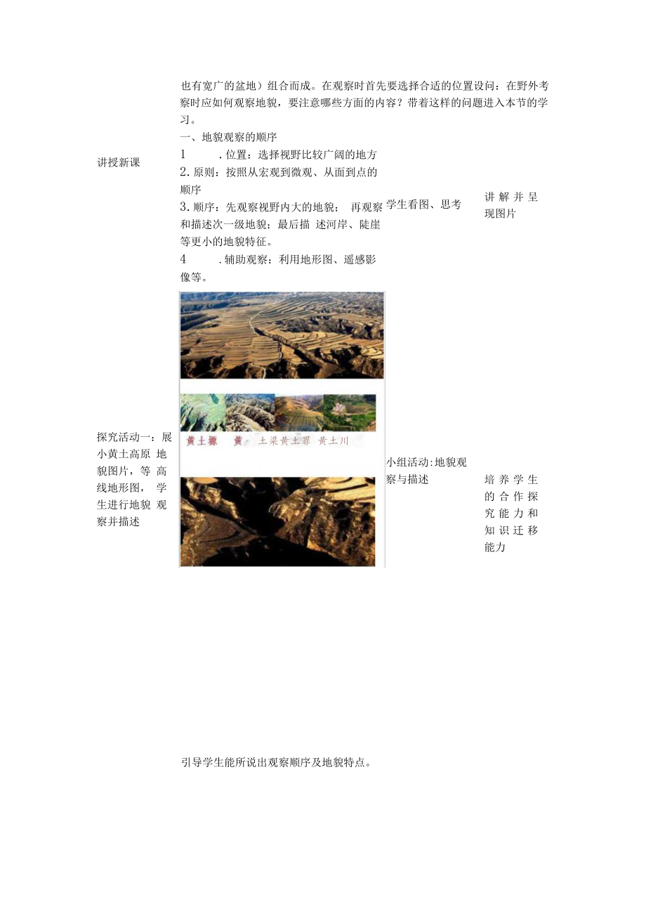 课题第四章第二节《地貌观察》宣汉县第二中学刘德军.docx_第2页