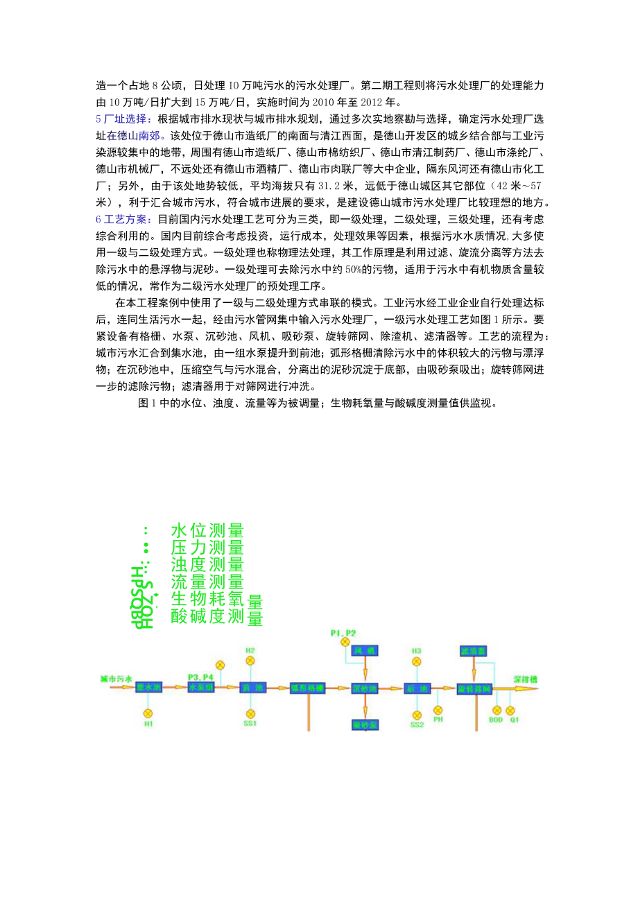 市政污水处理工程案例分析.docx_第2页