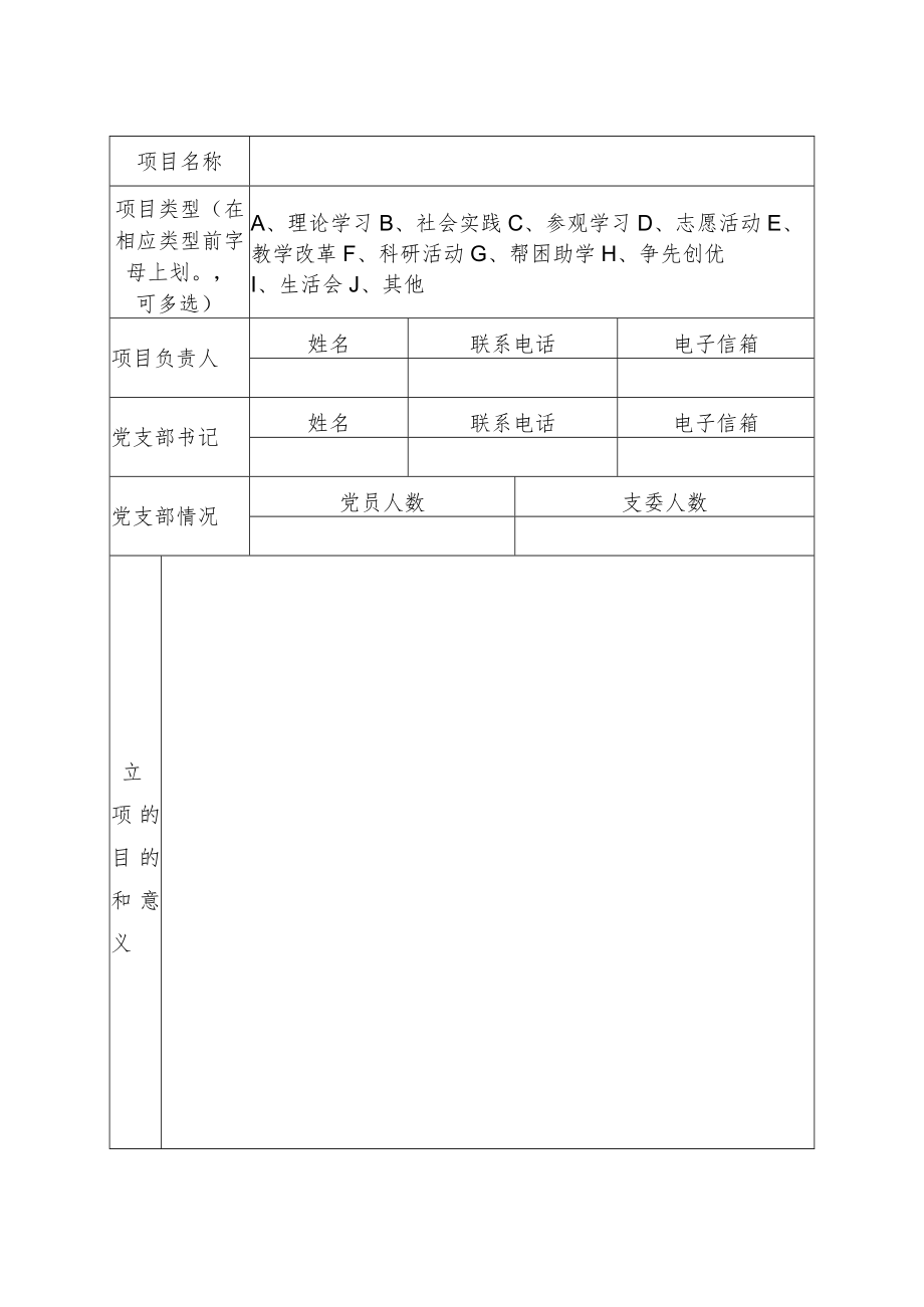 中南财经政法大学2013-2014年度基层党组织主题实践活动立项申请书.docx_第2页