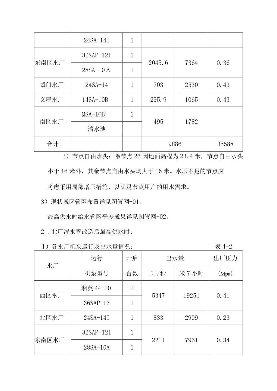 第四章近期北厂改造对市区供水的影响分析.docx_第2页