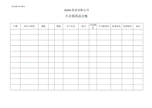 不合格药品台帐.docx