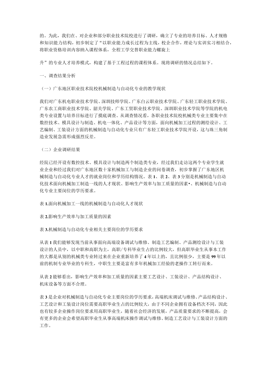 机械制造专业调研报告机械工厂调研报告.docx_第2页