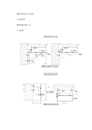 槽架沿墙安装工艺标准.docx