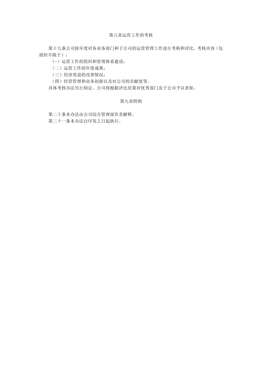 公司运营管理办法.docx_第3页