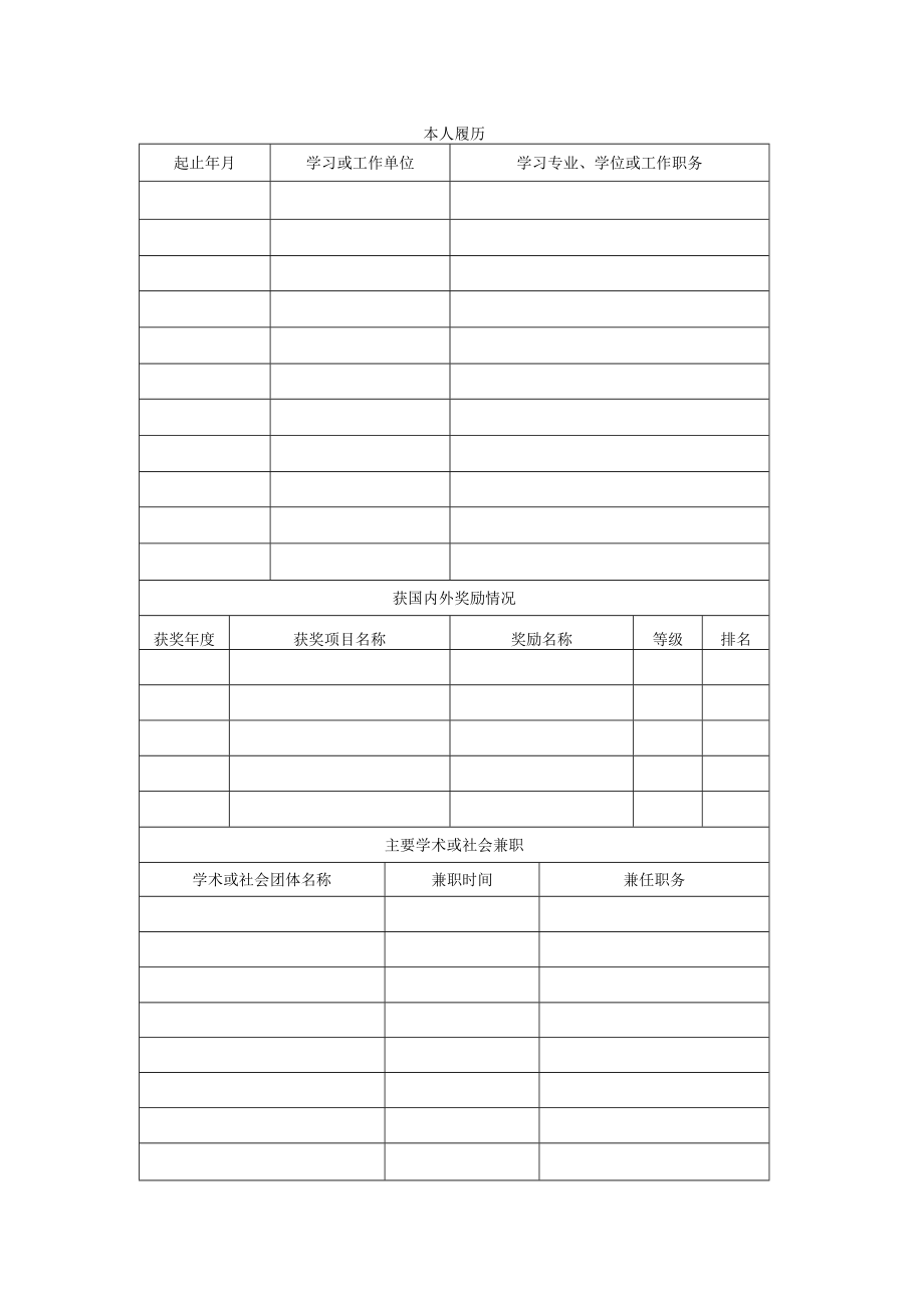 高层次留学人才回国资助申请表.docx_第3页