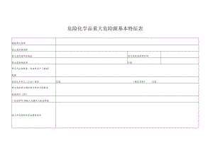 【危化】重大危险源备案登记各种表格.docx