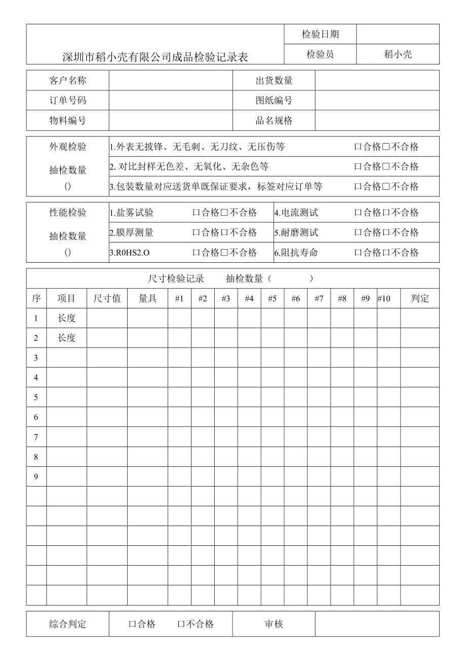 成品检验报告.docx_第1页