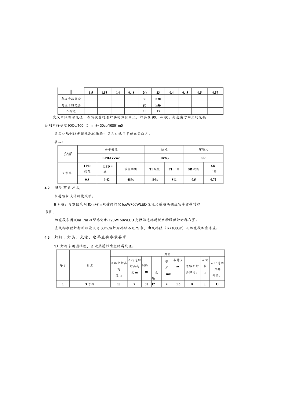 港城园区9号道路延伸段工程--照明工程施工图设计说明.docx_第2页