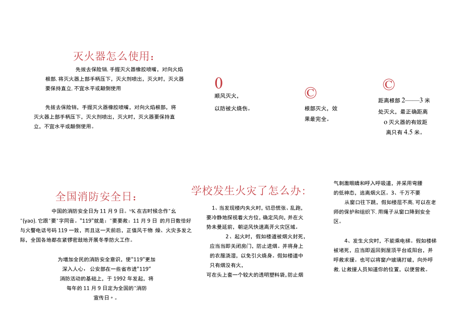 消防安全小报4.docx_第1页