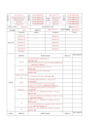 样品流转单-方法验证.docx