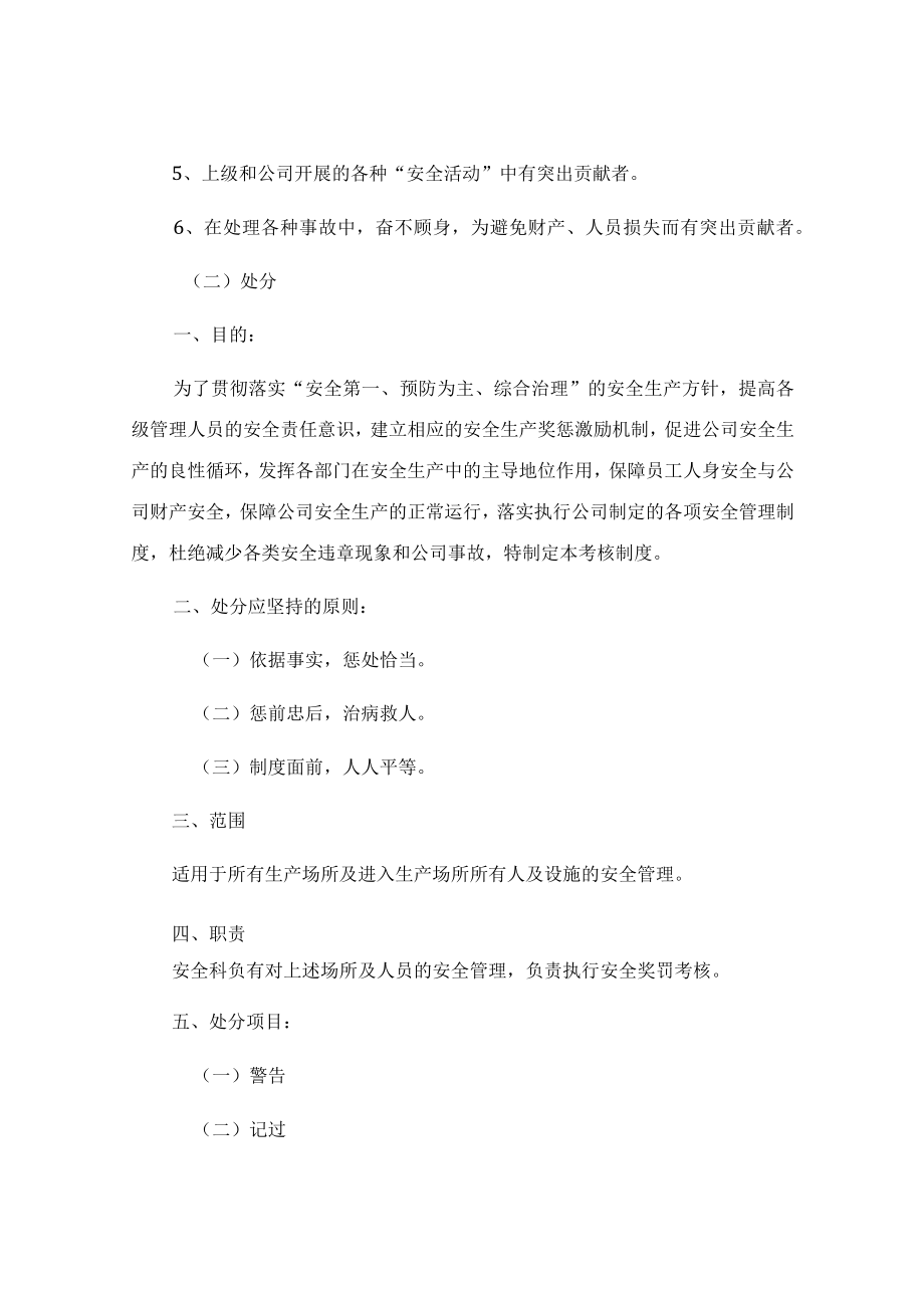 某公司安全绩效考核细则.docx_第2页