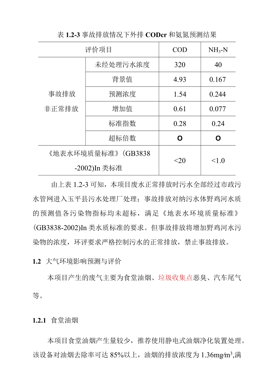 森林公园建设项目运营期环境影响预测与评价.docx_第3页