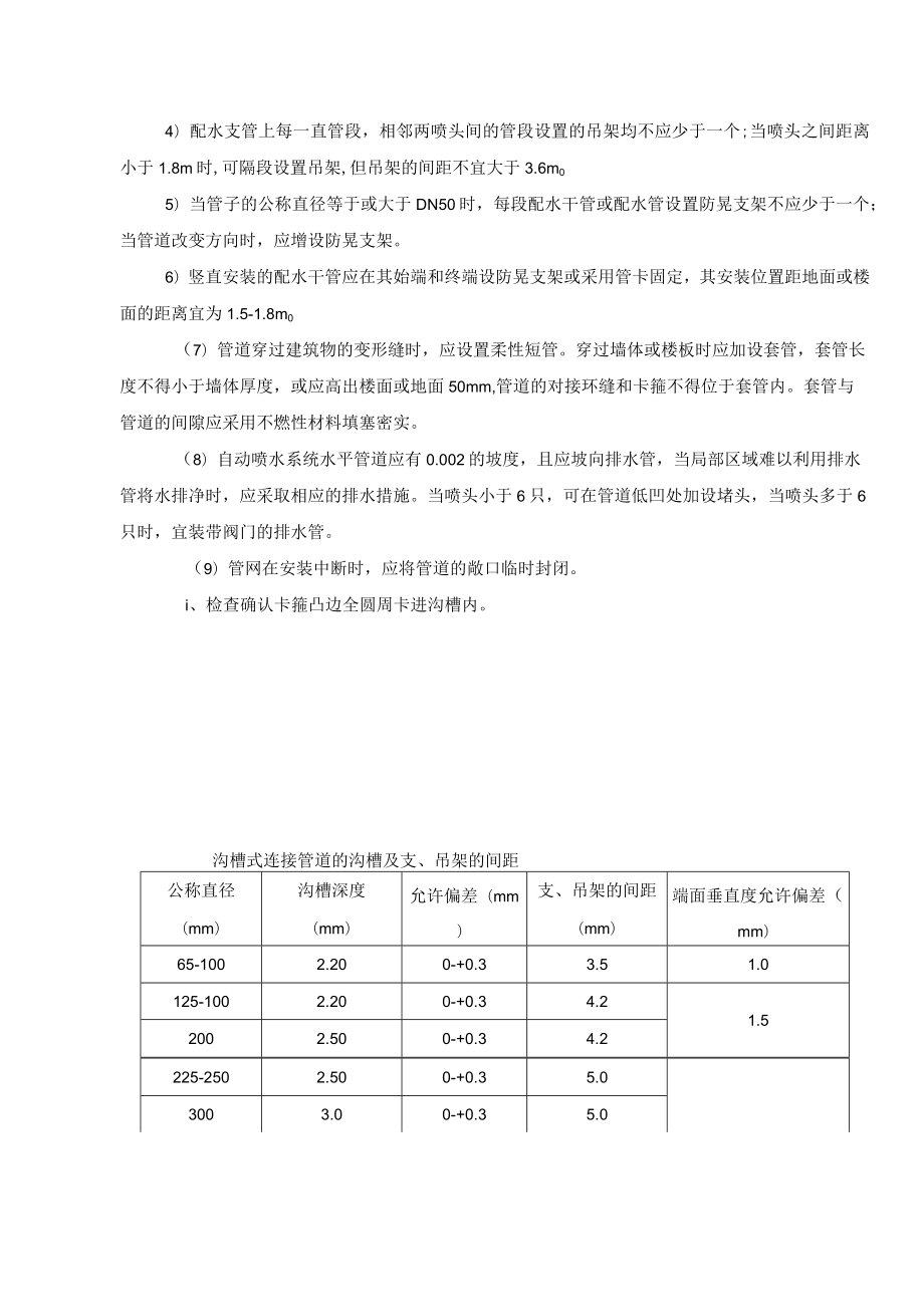 消火栓及喷淋系统安装施工方法及技术措施.docx_第2页