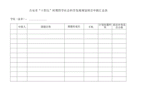 江西省教育科学“十一五”规划2007年课题申报一览表.docx