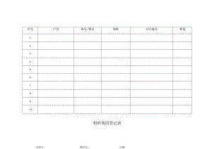 材料领用登记表（模板）.docx