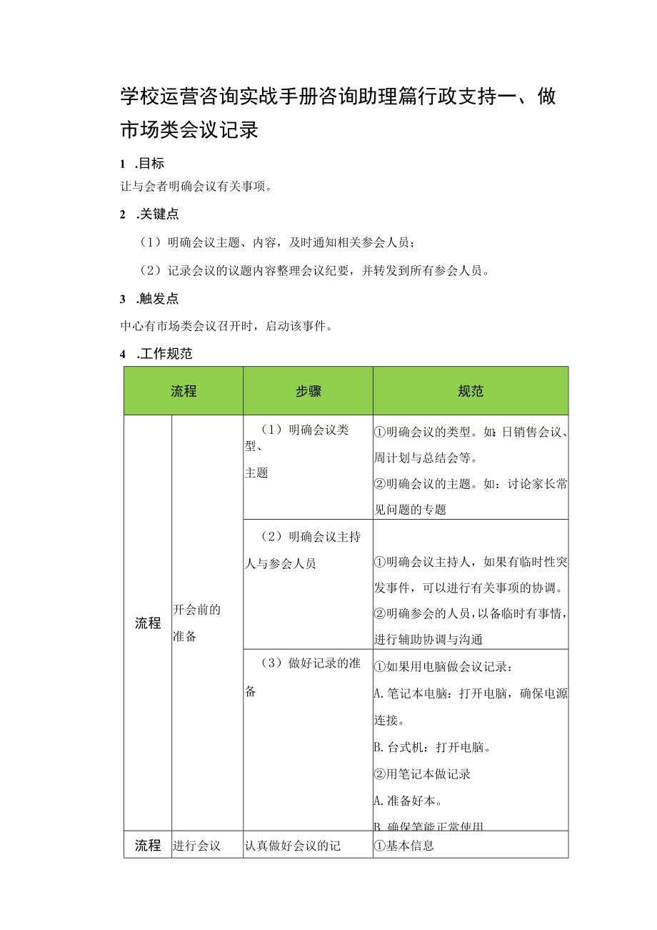 学校运营咨询实战手册咨询助理篇行政支持.docx_第1页