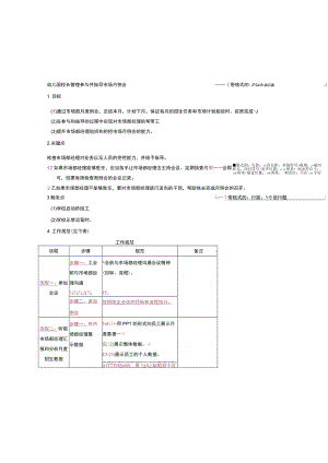 幼儿园校长管理参与并指导市场月例会.docx