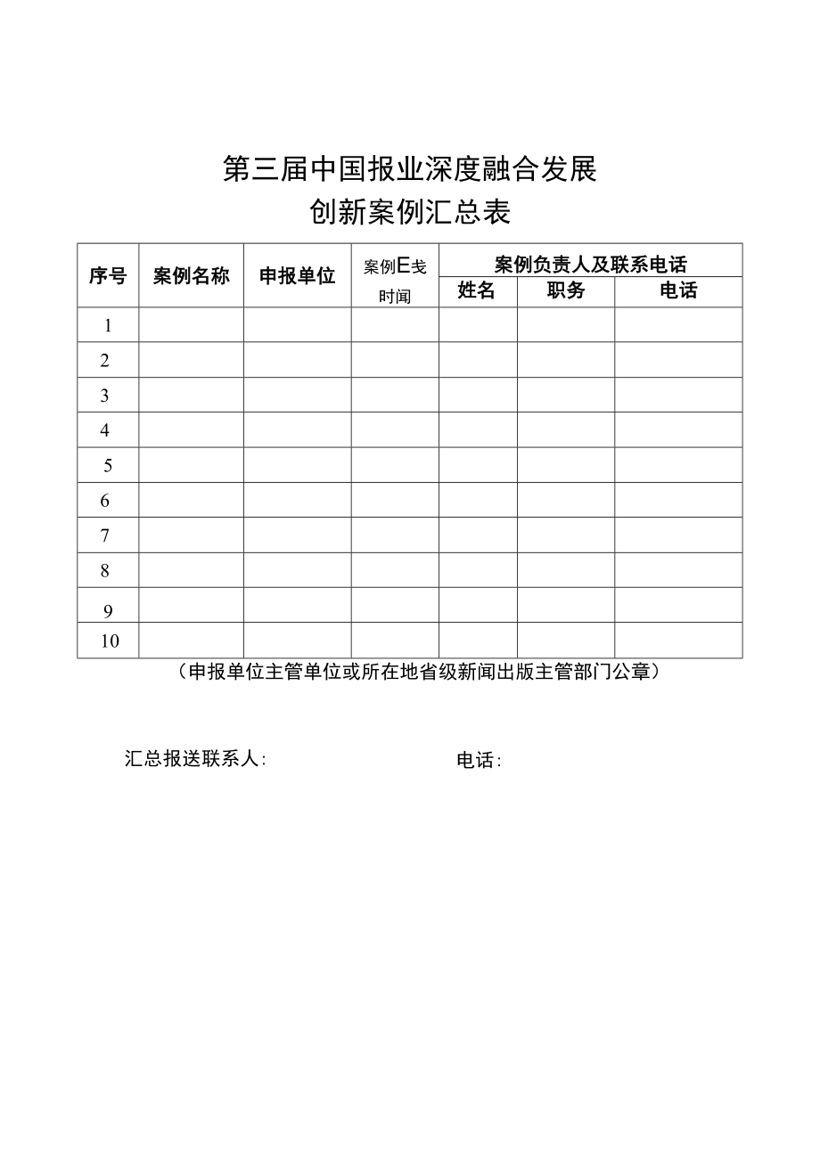 第三届中国报业深度融合发展创新案例汇总表.docx_第1页