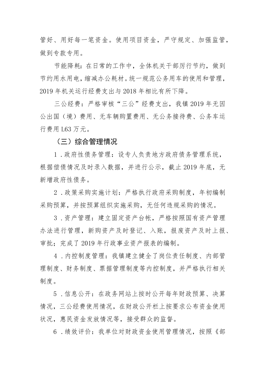 竹根镇2019年部门整体支出绩效评价报告.docx_第3页