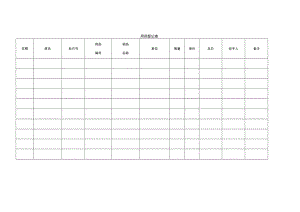 用药登记表.docx