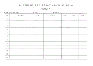 第二十五届海淀职工艺术节“聚力核心区共筑中国梦”职工书画大赛.docx