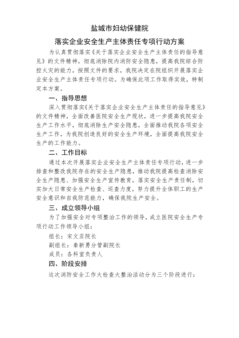 落实企业安全生产主体责任专项行动方案.docx_第1页