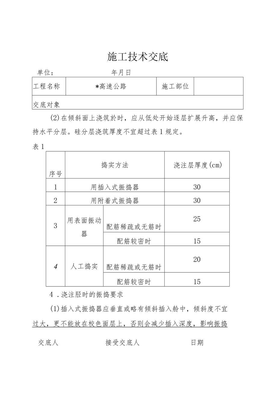 砼浇筑施工技术交底.docx_第2页