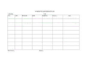 环境保护资金使用情况登记表.docx