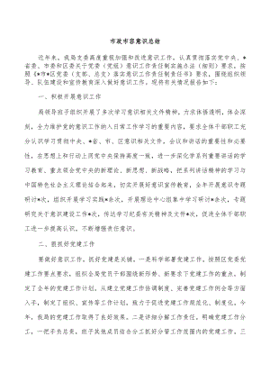 市政市容意识总结.docx