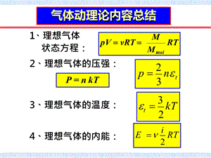 大学物理知识点(热学).pptx