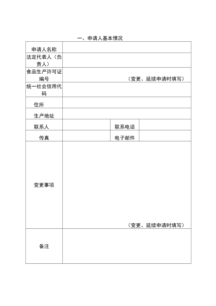 食品生产许可设立、变更、延续申请表.docx_第3页