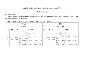 西南警务技能训练基地电器设备及床上用品采购.docx