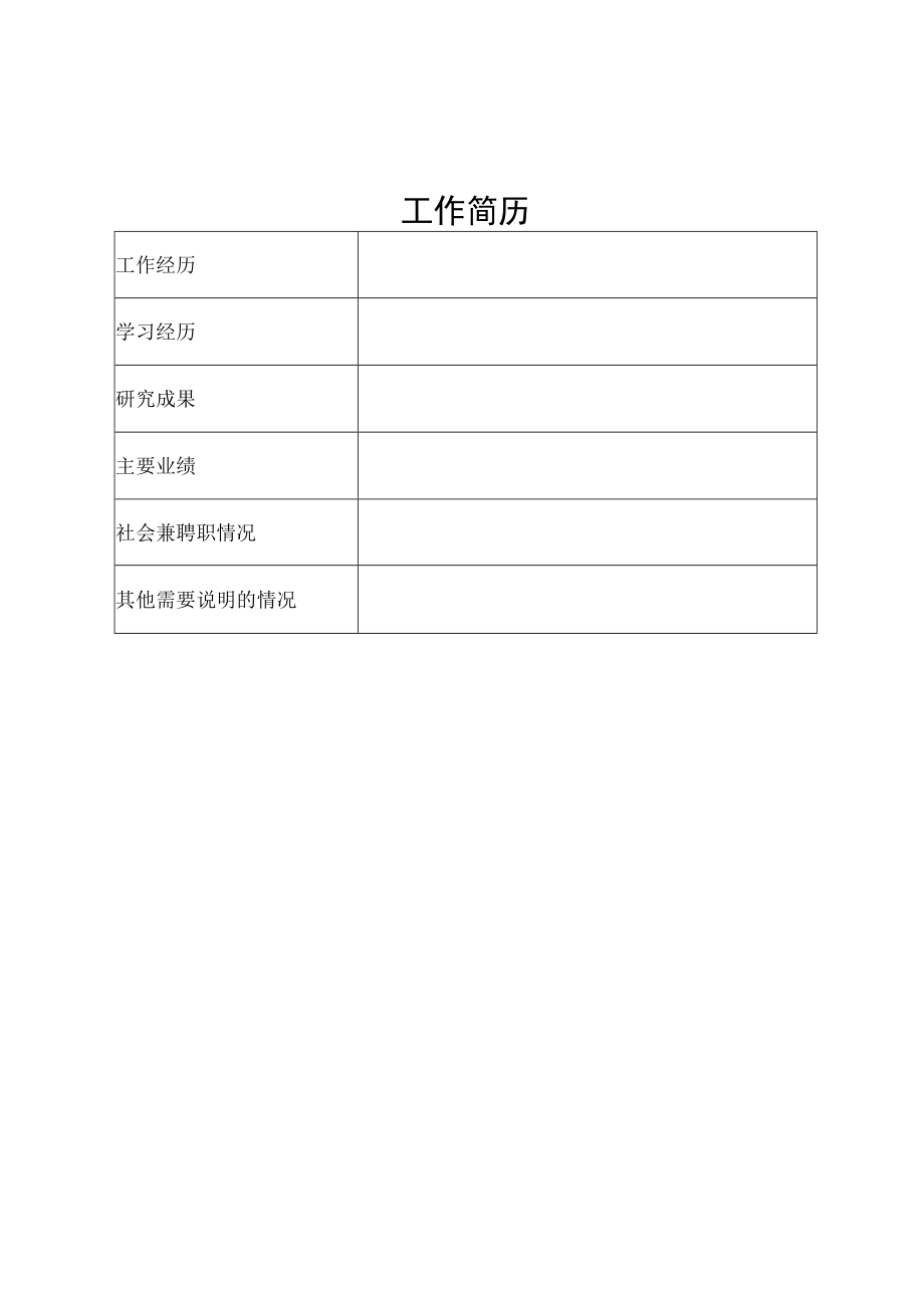 陕西省工信厅评标评审专家库申请表.docx_第2页