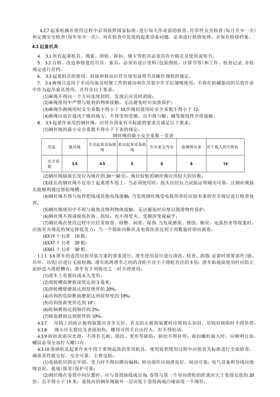 工程项目起重作业管理规定.docx_第2页