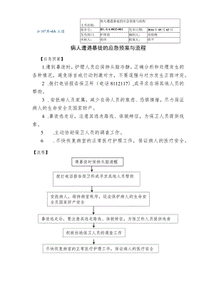 病人遭遇暴徒的应急预案与流程.docx