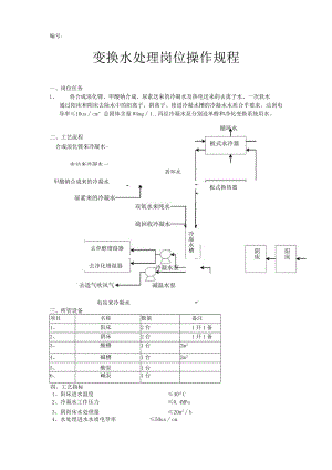 变换水处理操作规程.docx