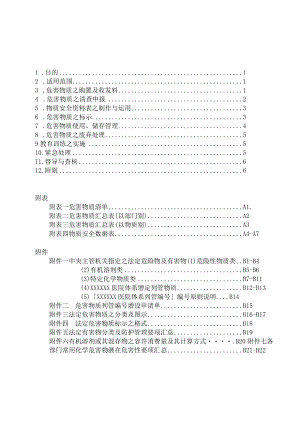 医院危害物质管理作业要点.docx