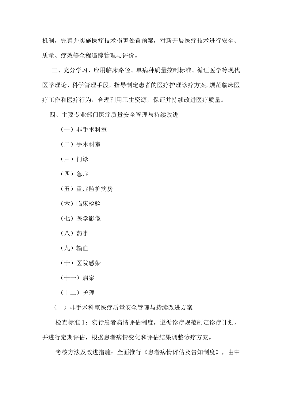 2010医院质量安全与持续改进方案1.docx_第2页