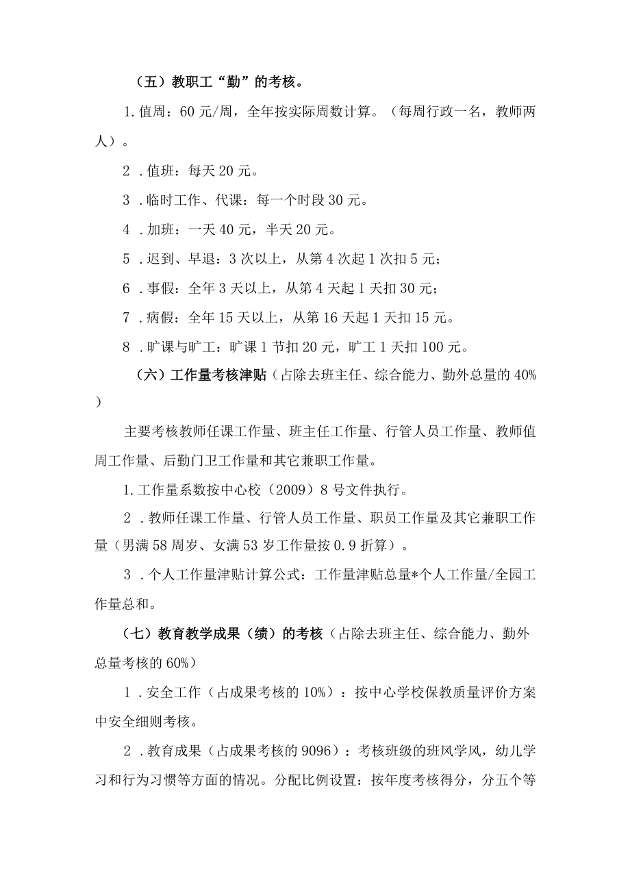 学前教育绩效考核实施意见.docx_第3页