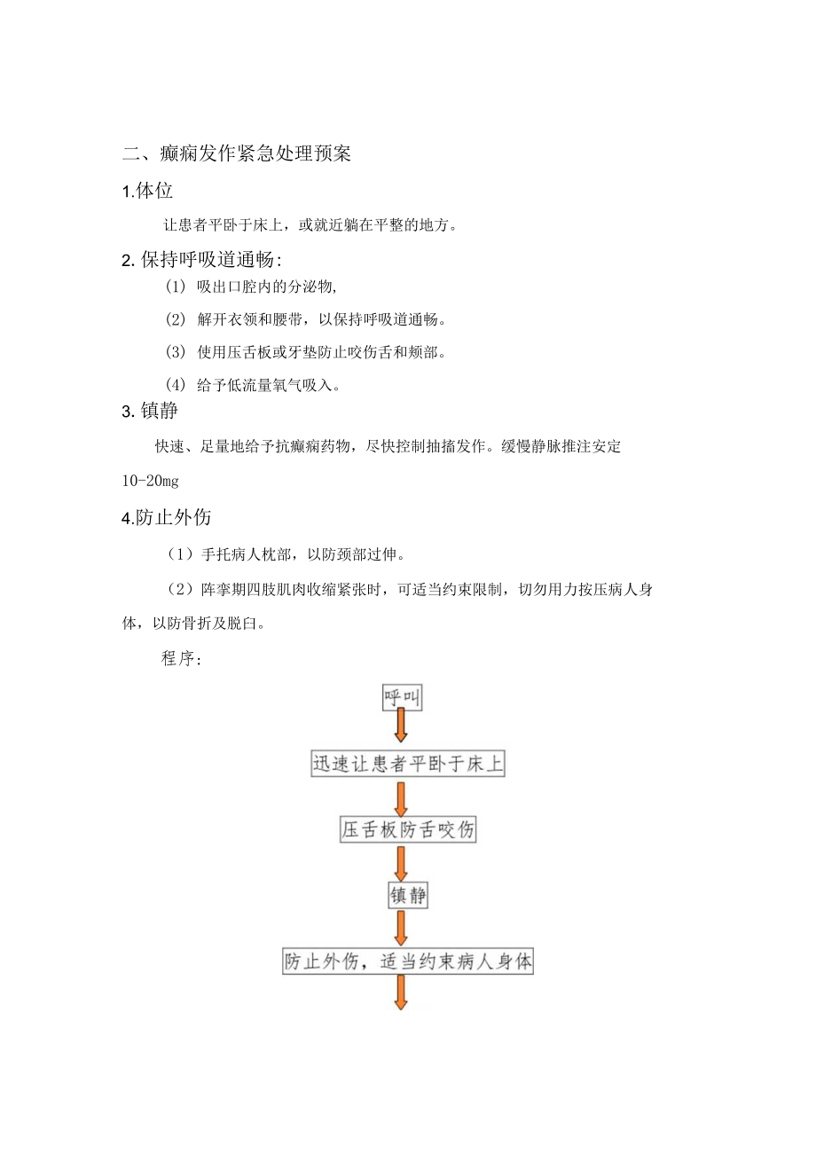 康复意外紧急处置预案与流程汇编.docx_第2页